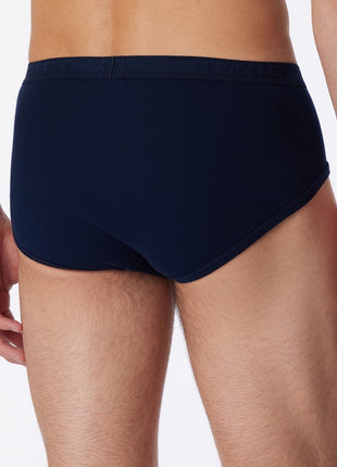 Schiesser slip 2 pack original classics 1-1 rib sports briefs navy heren