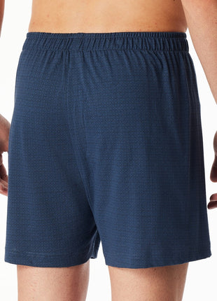 Schiesser boxershort 2 pack organic cotton donkerblauw heren