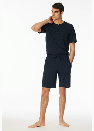 Schiesser korte broek mix + relax blue heren