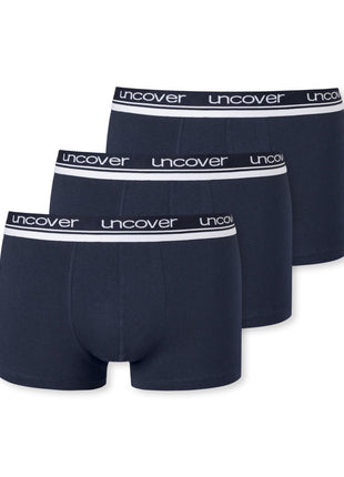 Schiesser short 3 pack uncover boxer briefs blue heren