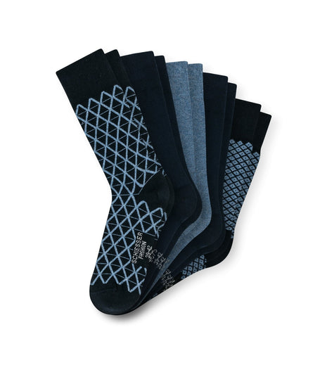 Schiesser sokken 5 paar bluebird stay fresh socks blue combined2 heren
