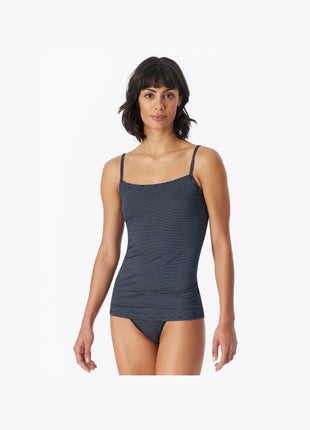 Schiesser topje 2 pack modal essentials spaghetti tops midnight blue dames