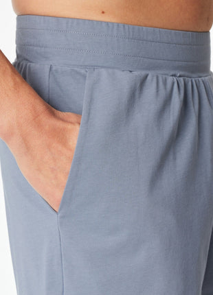 Schiesser pyjama korte broek modern nightwear blue heren 183631-808 Schiesser pyjama pantalon court modern nightwear blue hommes