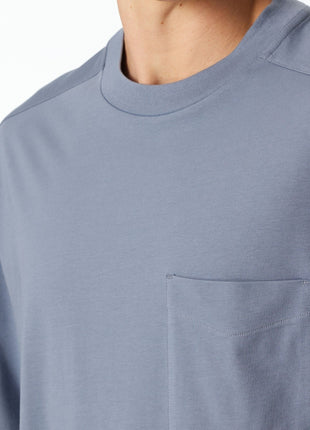 Schiesser pyjama lange broek modern nightwear blue heren 183630-808 Schiesser pyjama pantalon long modern nightwear blue hommes