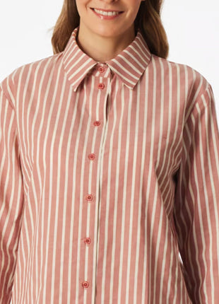 Schiesser pyjama lange broek selected premium terracotta dames 183602-532 Schiesser pyjama pantalon long selected premium terracotta femmes