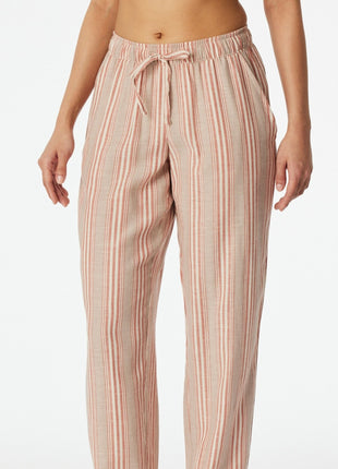 Schiesser pyjamabroek mix + relax mocha dames 183676-904 Schiesser pantalon de pyjama mix + relax mocha femmes