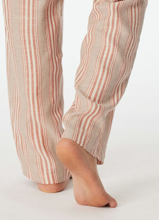 Schiesser pyjamabroek mix + relax mocha dames 183676-904 Schiesser pantalon de pyjama mix + relax mocha femmes