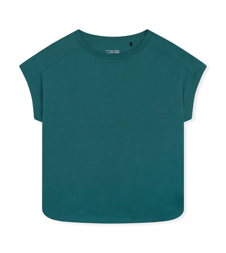 Schiesser pyjamashirt mix + relax green dames 182588-700 Schiesser haut de pyjama mix + relax green femmes