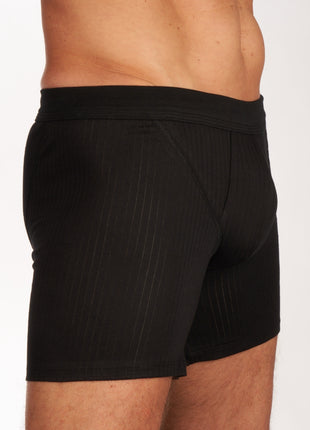 Schiesser short 2 pack authentic 4-1 rib shorts black heren 103399-000 Schiesser boxer 2 pack authentic 4-1 rib shorts black hommes
