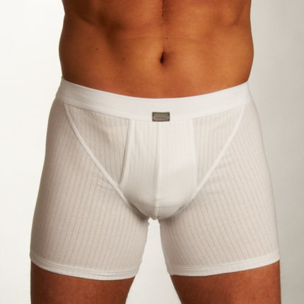 Schiesser short 2 pack authentic 4-1 rib shorts white heren 103399-100 Schiesser boxer 2 pack authentic 4-1 rib shorts white hommes
