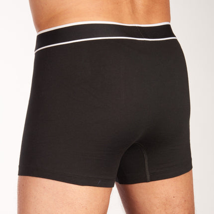 Schiesser short 3 pack 95/5 organic cotton boxer briefs black heren 173983-000 Schiesser boxer lot de 3 95/5 organic cotton boxer briefs black hommes
