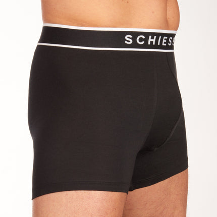 Schiesser short 3 pack 95/5 organic cotton boxer briefs black heren 173983-000 Schiesser boxer lot de 3 95/5 organic cotton boxer briefs black hommes
