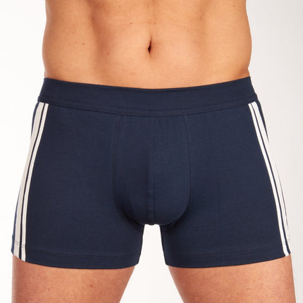 Schiesser short 3 pack 95/5 organic cotton boxer briefs dark blue heren 173816-803 Schiesser boxer lot de 3 95/5 organic cotton boxer briefs dark blue hommes

