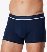 Schiesser boxer lot de 3 95/5 organic cotton boxer briefs grey / blue / black hommes