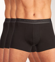 Schiesser short 3 pack uncover boxer briefs black heren