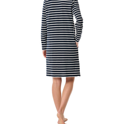 Schiesser slaapkleedje casual essentials midnight blue dames 181745-804 Schiesser robe de nuit casual essentials midnight blue femmes
