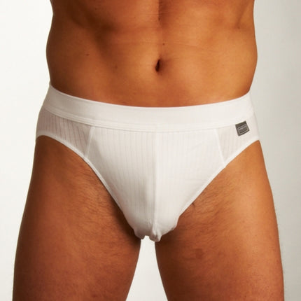 Schiesser slip 2 pack authentic 4-1 rib rio briefs white heren 105984-100 Schiesser slip lot de 2 authentic 4-1 rib rio briefs white hommes
