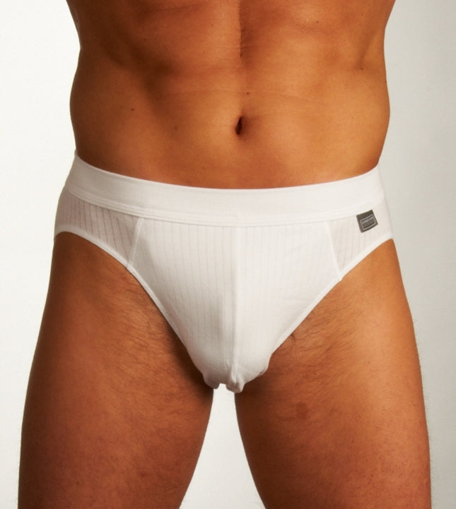 Schiesser slip 2 pack authentic 4-1 rib rio briefs white heren 105984-100 Schiesser slip lot de 2 authentic 4-1 rib rio briefs white hommes
