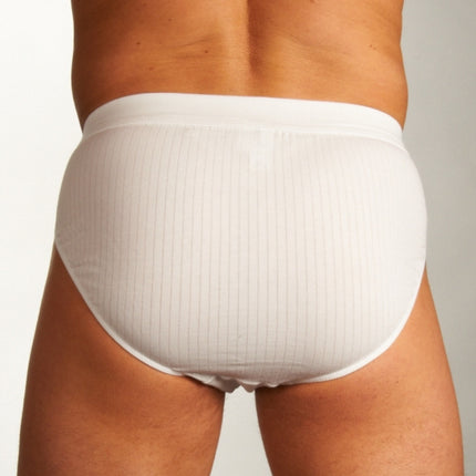 Schiesser slip 2 pack authentic 4-1 rib rio briefs white heren 105984-100 Schiesser slip lot de 2 authentic 4-1 rib rio briefs white hommes
