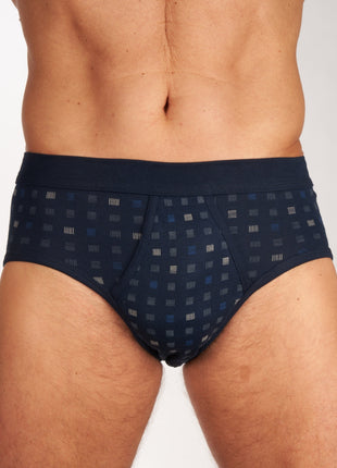 Schiesser slip 2 pack essentials sports briefs navy blue heren 225167-815 Schiesser slip lot de 2 essentials sports briefs navy blue hommes
