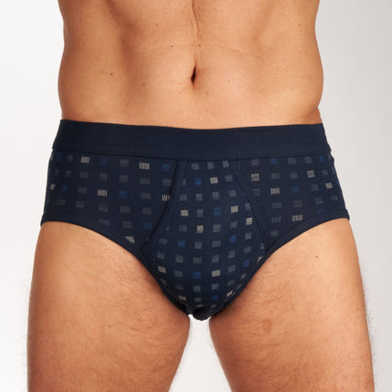 Schiesser slip 2 pack essentials sports briefs navy blue heren 225167-815 Schiesser slip lot de 2 essentials sports briefs navy blue hommes
