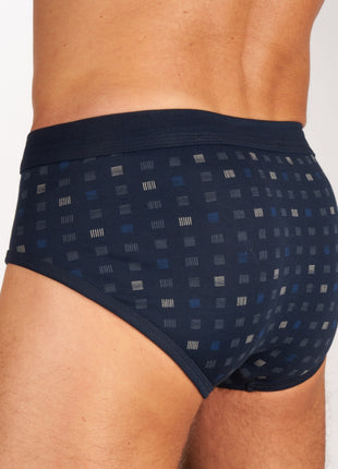 Schiesser slip 2 pack essentials sports briefs navy blue heren 225167-815 Schiesser slip lot de 2 essentials sports briefs navy blue hommes
