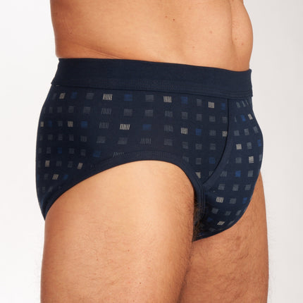 Schiesser slip 2 pack essentials sports briefs navy blue heren 225167-815 Schiesser slip lot de 2 essentials sports briefs navy blue hommes
