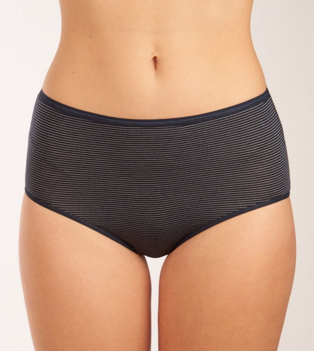 Schiesser slip 2 pack modal essentials midi panties midnight blue dames 162893-804 Schiesser slip lot de 2 modal essentials midi panties midnight blue femmes
