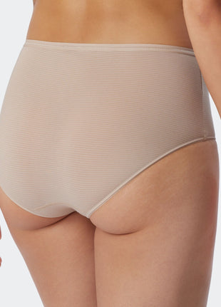 Schiesser slip 2 pack modal essentials midi panties sand dames 162893-410 Schiesser slip lot de 2 modal essentials midi panties sand femmes