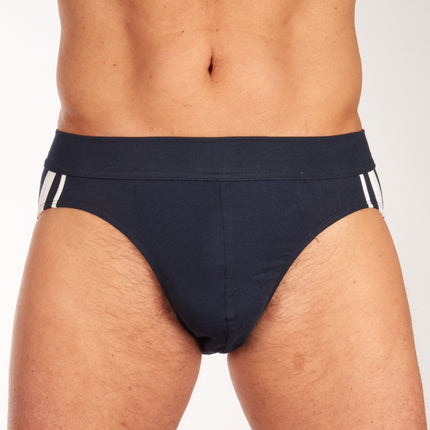 Schiesser slip 3 pack 95/5 organic cotton rio briefs dark blue heren 173815-803 Schiesser slip lot de 3 95/5 organic cotton rio briefs dark blue hommes
