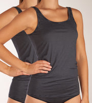 Schiesser caracos lot de 2 modal essentials tank tops midnight blue femmes