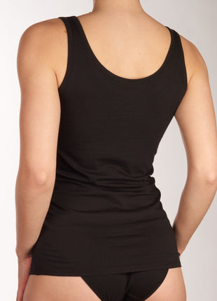 Schiesser topje 2 pack uncover tank tops black dames 173955-000 Schiesser caracos lot de 2 uncover tank tops black femmes
