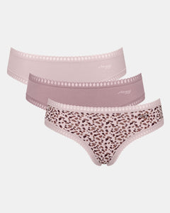 Sloggi 3 hipsters Go Crush rose dames