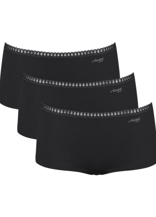 Sloggi short Go Crush short black dames