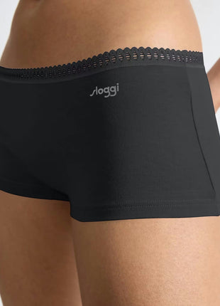 Sloggi short Go Crush short black dames