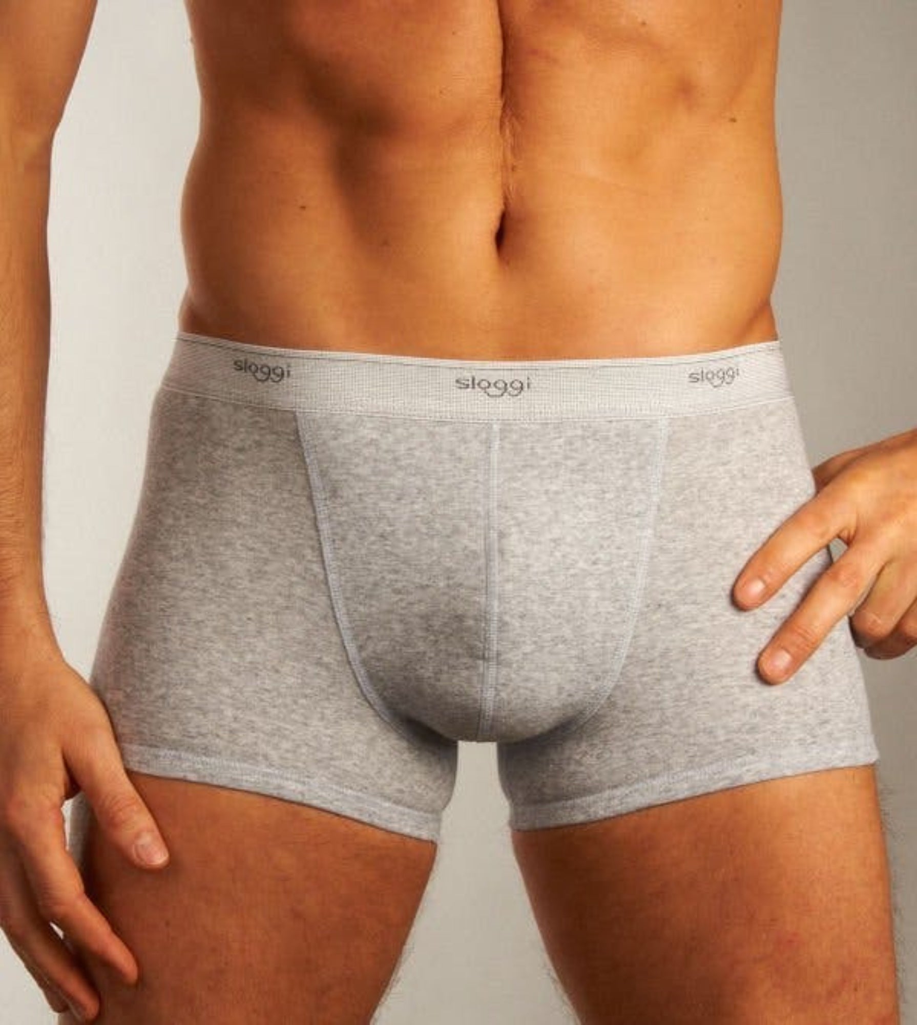 Sloggi shorts basic grey men – MyComfort24