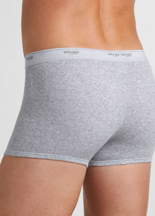 Sloggi short basic grey heren 10004753-0034 Sloggi boxer basic grey hommes