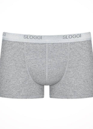 Sloggi short basic grey heren 10004753-0034 Sloggi boxer basic grey hommes