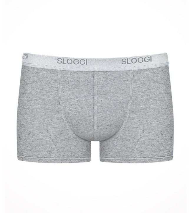 Sloggi short basic grey heren 10004753-0034 Sloggi boxer basic grey hommes