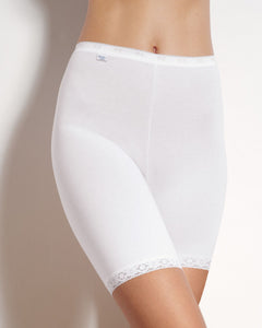 Sloggi short basic+ long white dames