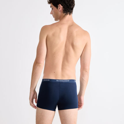 Sloggi short basic night blue heren 10004753-0080 Sloggi boxer basic night blue hommes