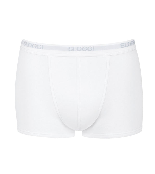 Sloggi short basic white heren 10004753-0003 Sloggi boxer basic white hommes