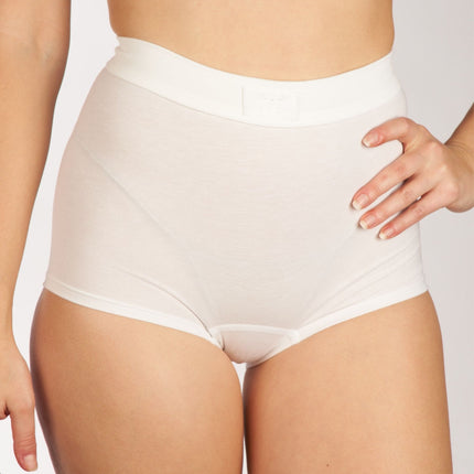 Sloggi short double comfort white dames 10022496-0003 Sloggi shorty double comfort white femmes
