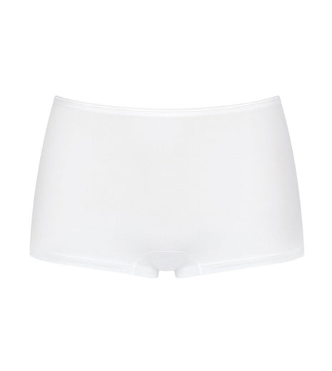 Sloggi short feel sensational white dames 10151218-0003 Sloggi shorty feel sensational white femmes