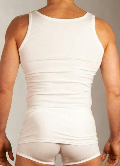 Sloggi singlet basic sh02 vest white heren 10099459-0003 Sloggi débardeur basic sh02 vest white hommes
