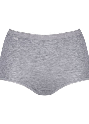 Sloggi slip basic+ maxi cotton grey combination dames 10005037-M013 Sloggi slip basic+ maxi cotton grey combination femmes