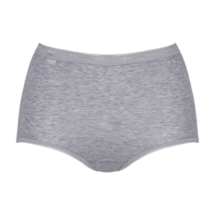 Sloggi slip basic+ maxi cotton grey combination dames 10005037-M013 Sloggi slip basic+ maxi cotton grey combination femmes