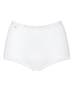 Sloggi slip basic+ maxi cotton white dames 10005037-0003 Sloggi slip basic+ maxi cotton white femmes