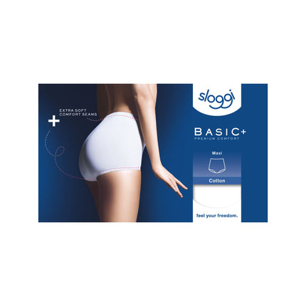 Sloggi briefs basic+ maxi cotton white women