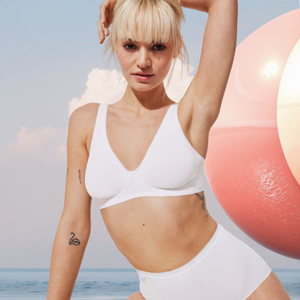 Sloggi slip basic+ maxi cotton white dames 10005037-0003 Sloggi slip basic+ maxi cotton white femmes